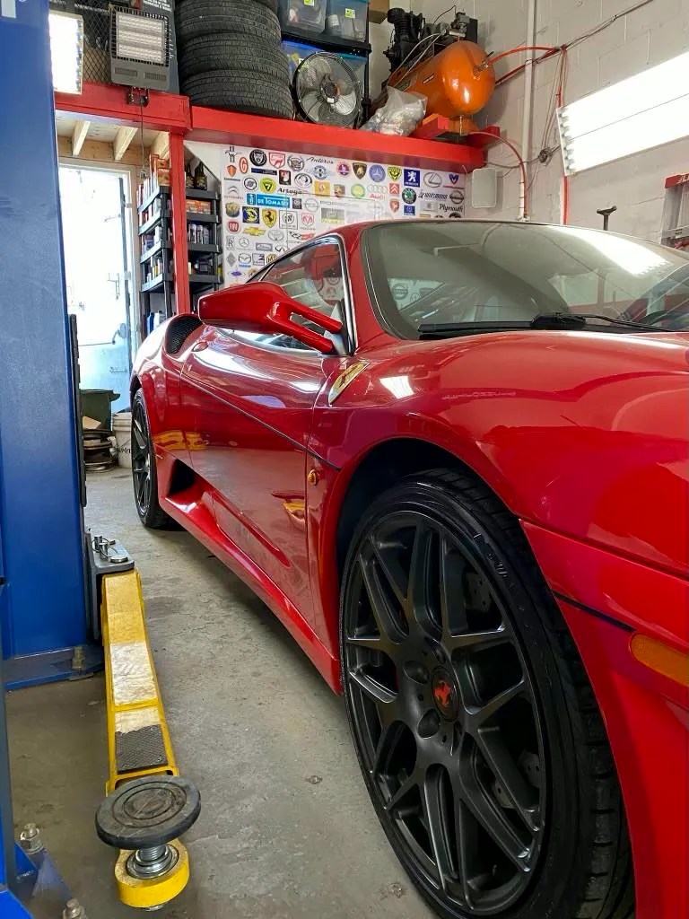 Ferrari dans notre garage
