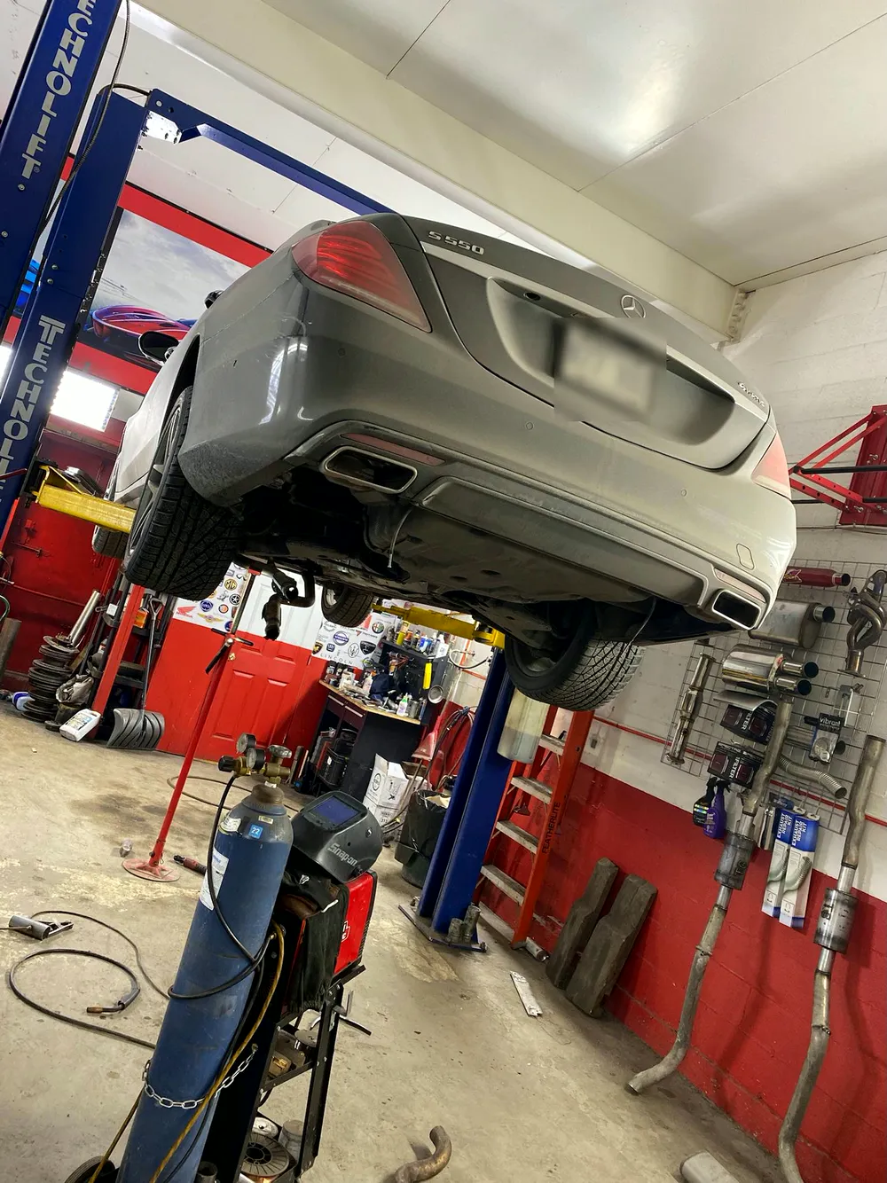 Mercedes Classe S sur le lift
