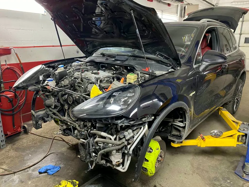 Porsche, moteur sorti